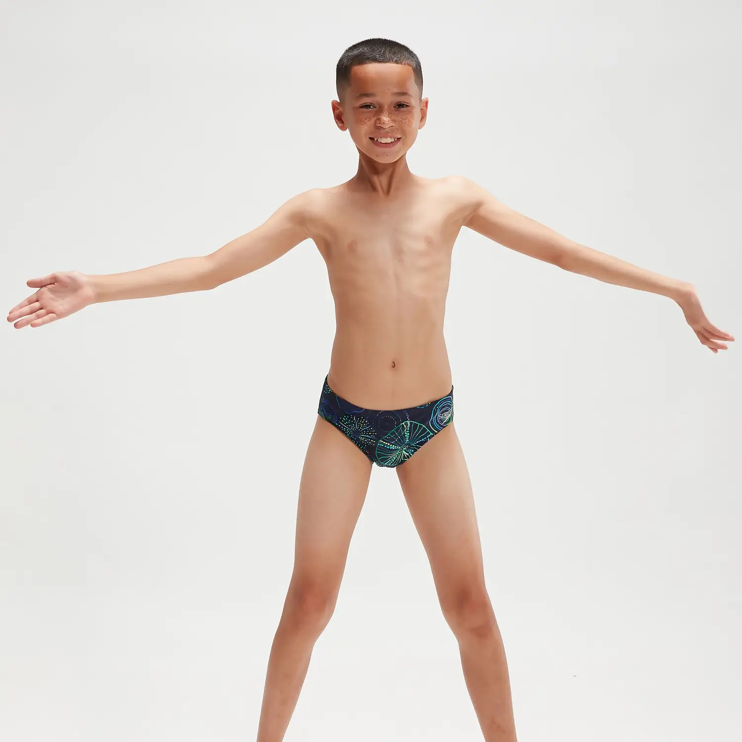 800318515143 Costume bambino Allover 6.5cm Brief SPEEDO