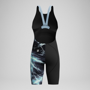 81343919224 b SPEEDO Fastskin LZR Ignite Kneeskin ElectroStatic/Black Junior