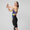 81585919137 c Fastskin LZR Pure Valor 2.0 Openback Kneeskin Donna Black/Molten Blur