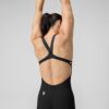 81585919137 e Fastskin LZR Pure Valor 2.0 Openback Kneeskin Donna Black/Molten Blur