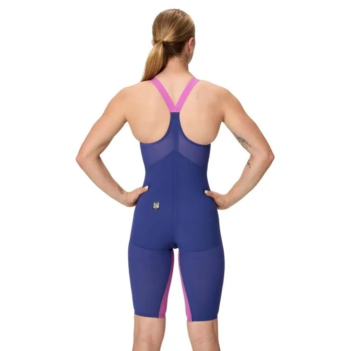 SPEEDO Fastskin LZR Pure Valor 2.0 Closedback Kneeskin Donna Navy Purple