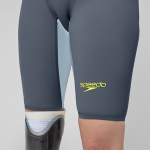 81586019136 g SPEEDO Fastskin LZR Pure Valor 2.0 Closedback Kneeskin Donna Grey Blue