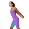 8_15859004_3 Fastskin LZR Pure Valor 2.0 Openback Kneeskin Donna Purple Turquoise