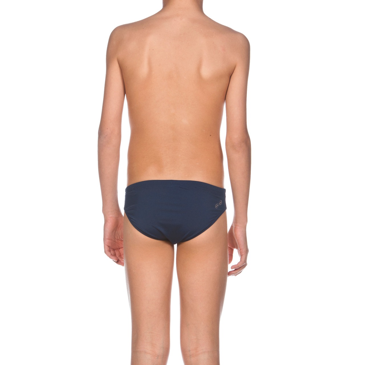 2A258-075-B SOLID BRIEF JR-006-B-O.JPG costume nuoto allenamento bambino blu retro
