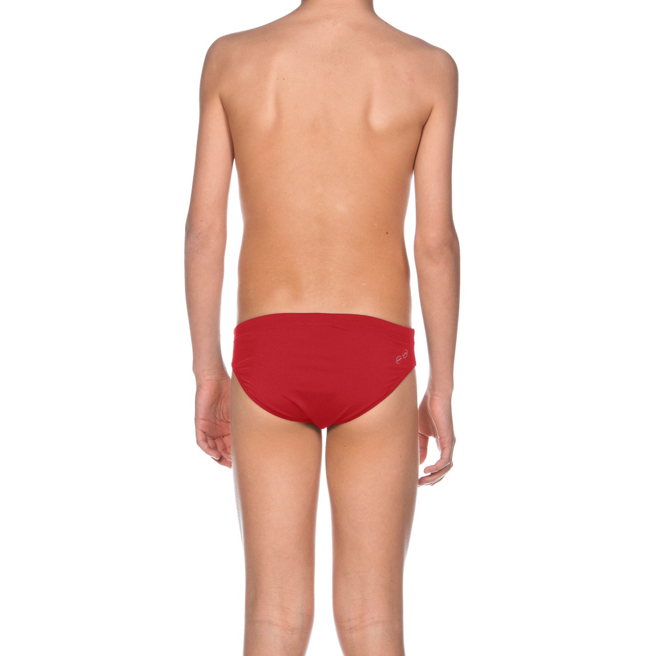 2A258-045-B SOLID BRIEF JR-006-B-O.JPG costume nuoto allenamento bambino rosso retro