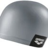 ARENA CUFFIA NUOTO UNISEX LOGO MOULDED ARGENTO 2 cuffia silicone arena argento con logo laterale
