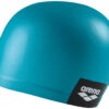ARENA CUFFIA NUOTO UNISEX LOGO MOULDED AZZURRO 2 cuffia silicone arena azzurra con logo laterale