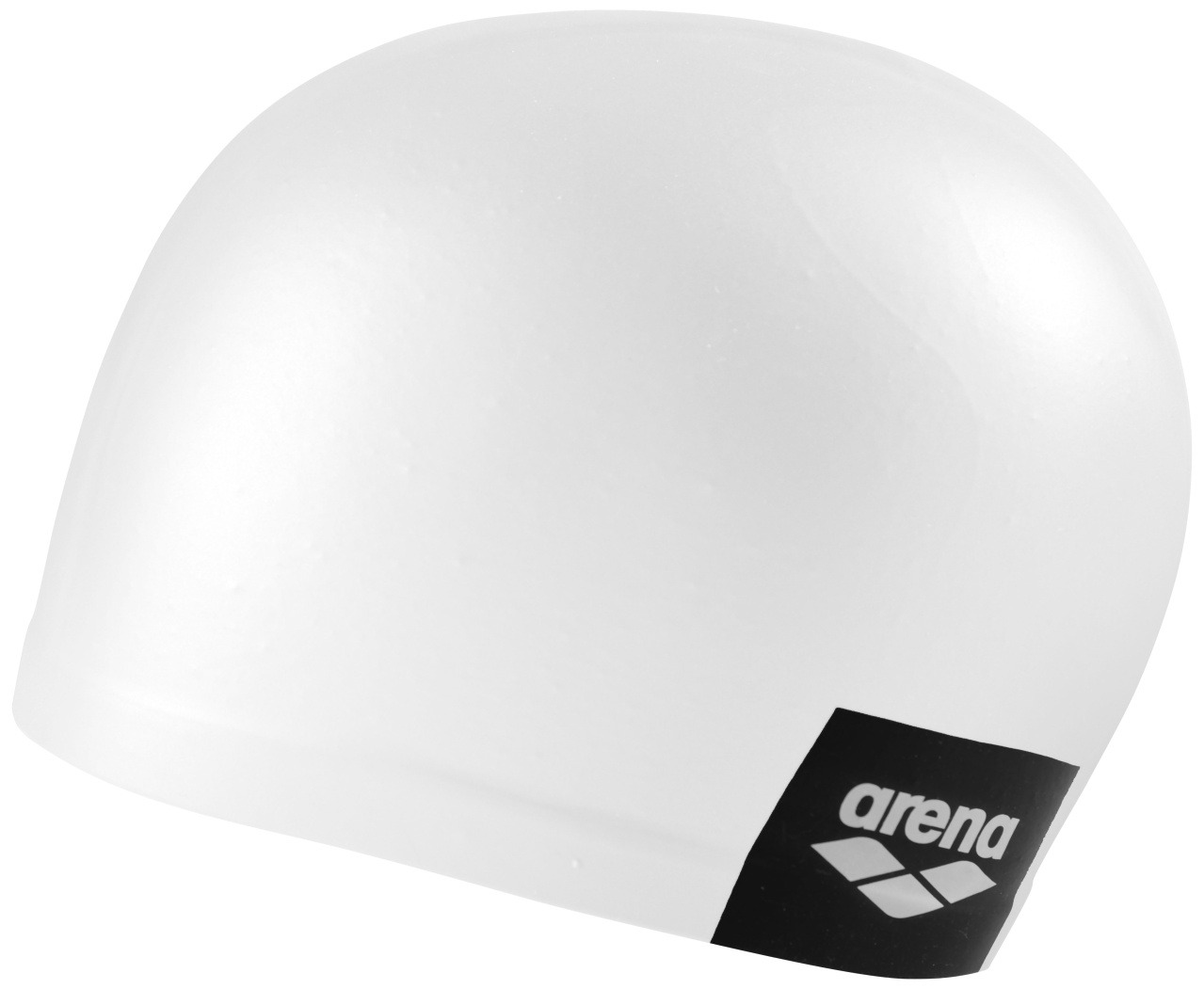 001912-200-LOGO MOULDED CAP-007-L-S.jpg cuffia silicone arena bianco con logo laterale