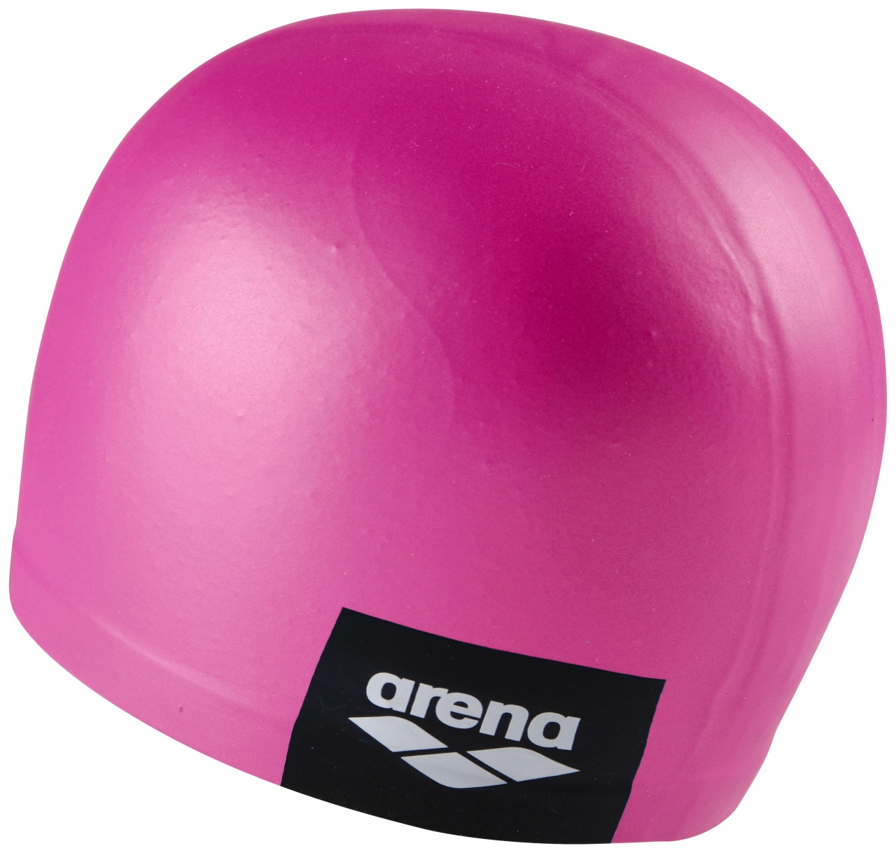 001912-214-LOGO MOULDED CAP-003-BL-S.jpg cuffia silicone arena fuxia con logo laterale