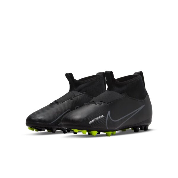 NIKE Junior Zoom Mercurial Superfly 9 Academy AG Nere