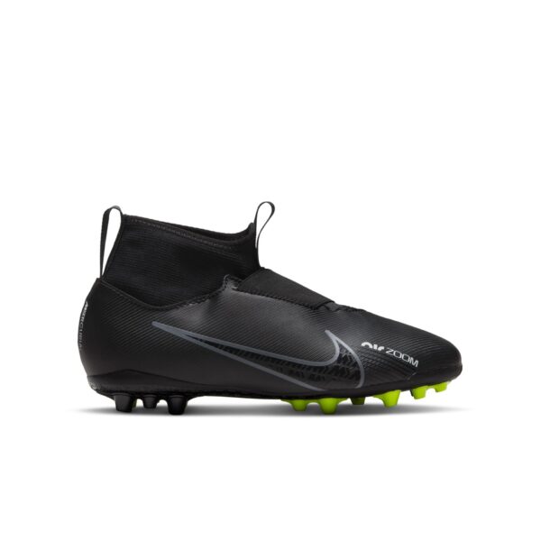 NIKE Junior Zoom Mercurial Superfly 9 Academy AG Nere