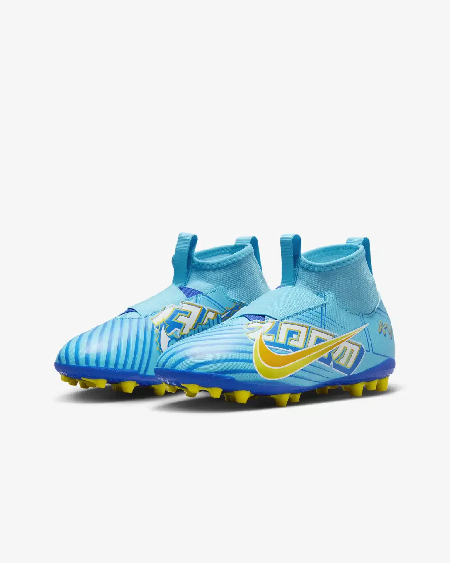 DO9791-400 E NIKE Junior Zoom Mercurial Superfly 9 Academy KM AG