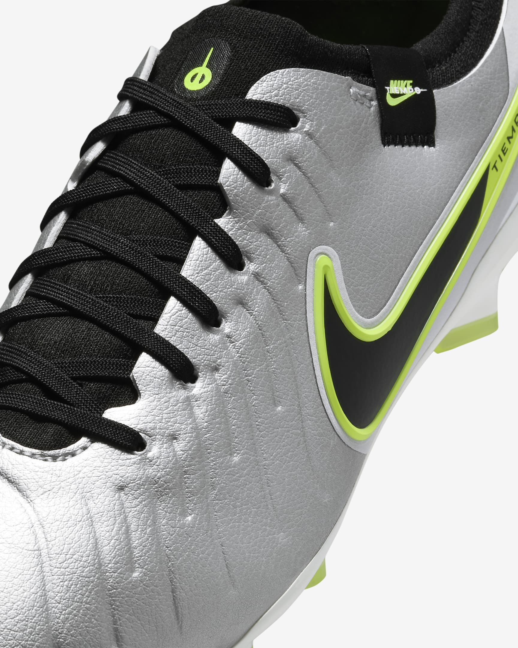 DV4333-001 H Nike Tiempo Legend 10 Pro FG Argento