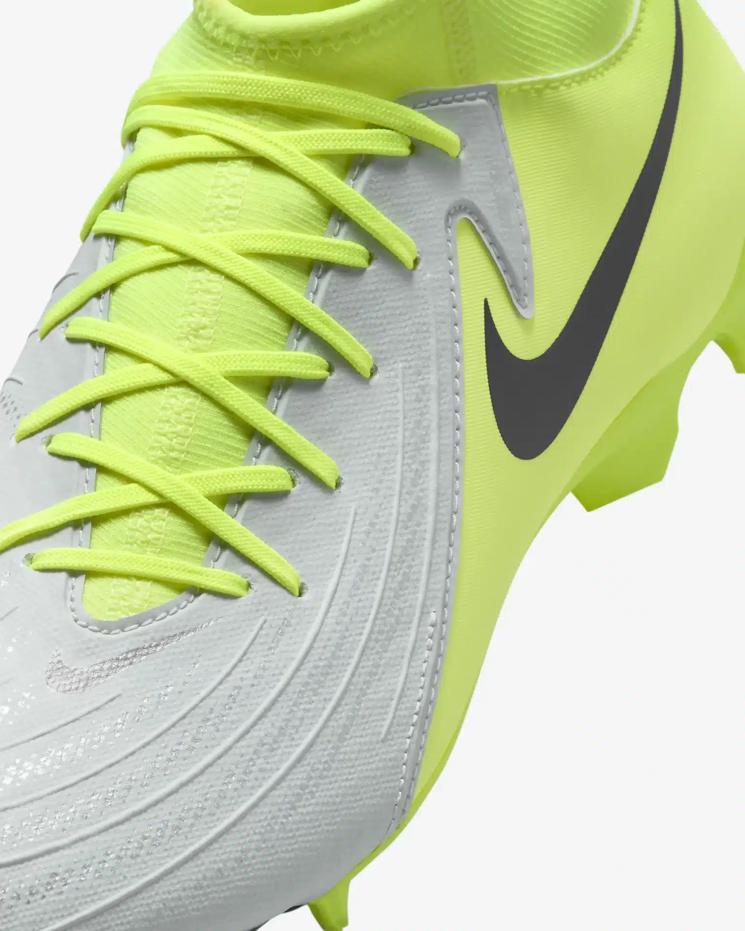 Nike Phantom LUNA 2 ACADEMY MG Argento Volt