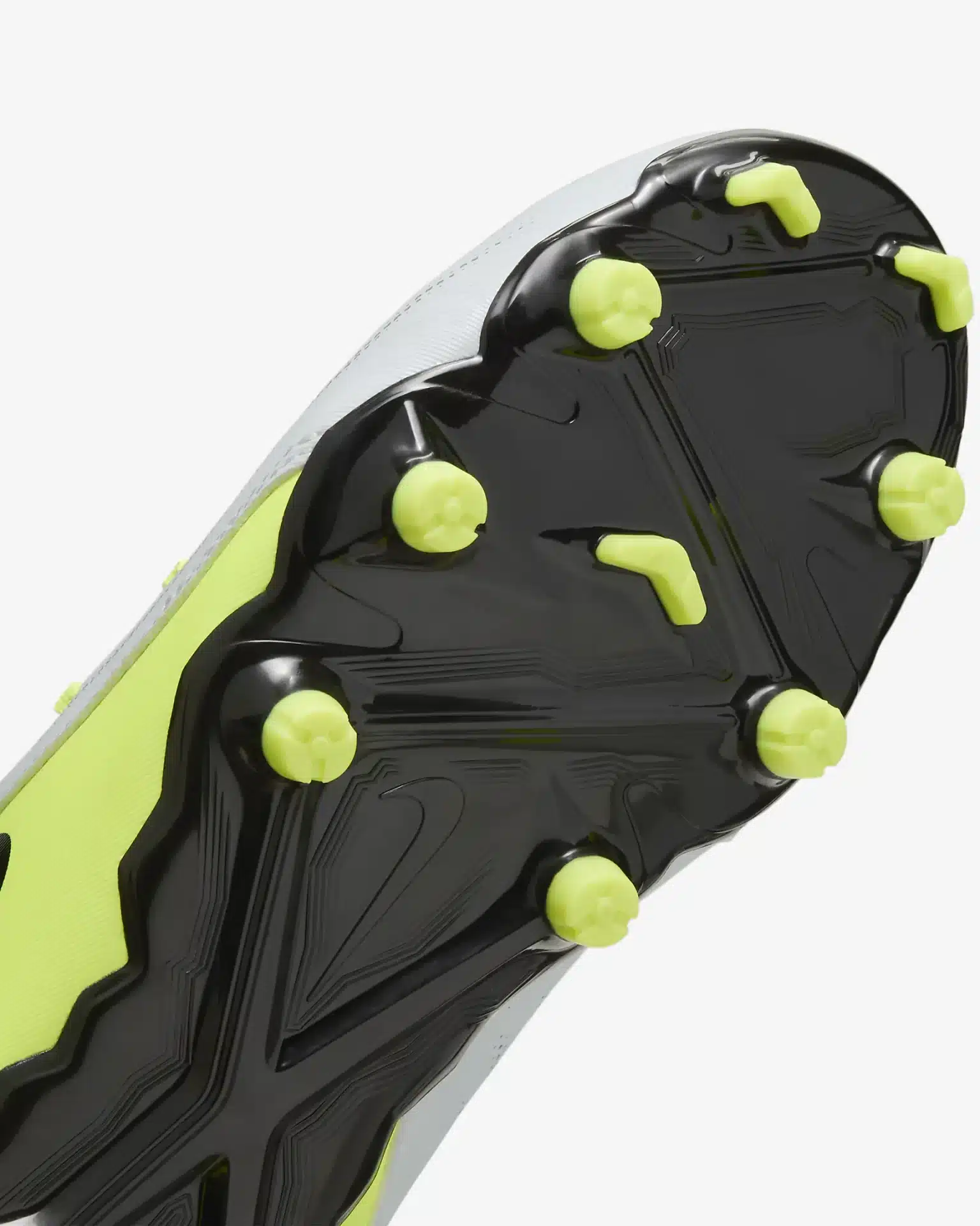 Nike Phantom LUNA 2 ACADEMY MG Argento Volt JUNIOR