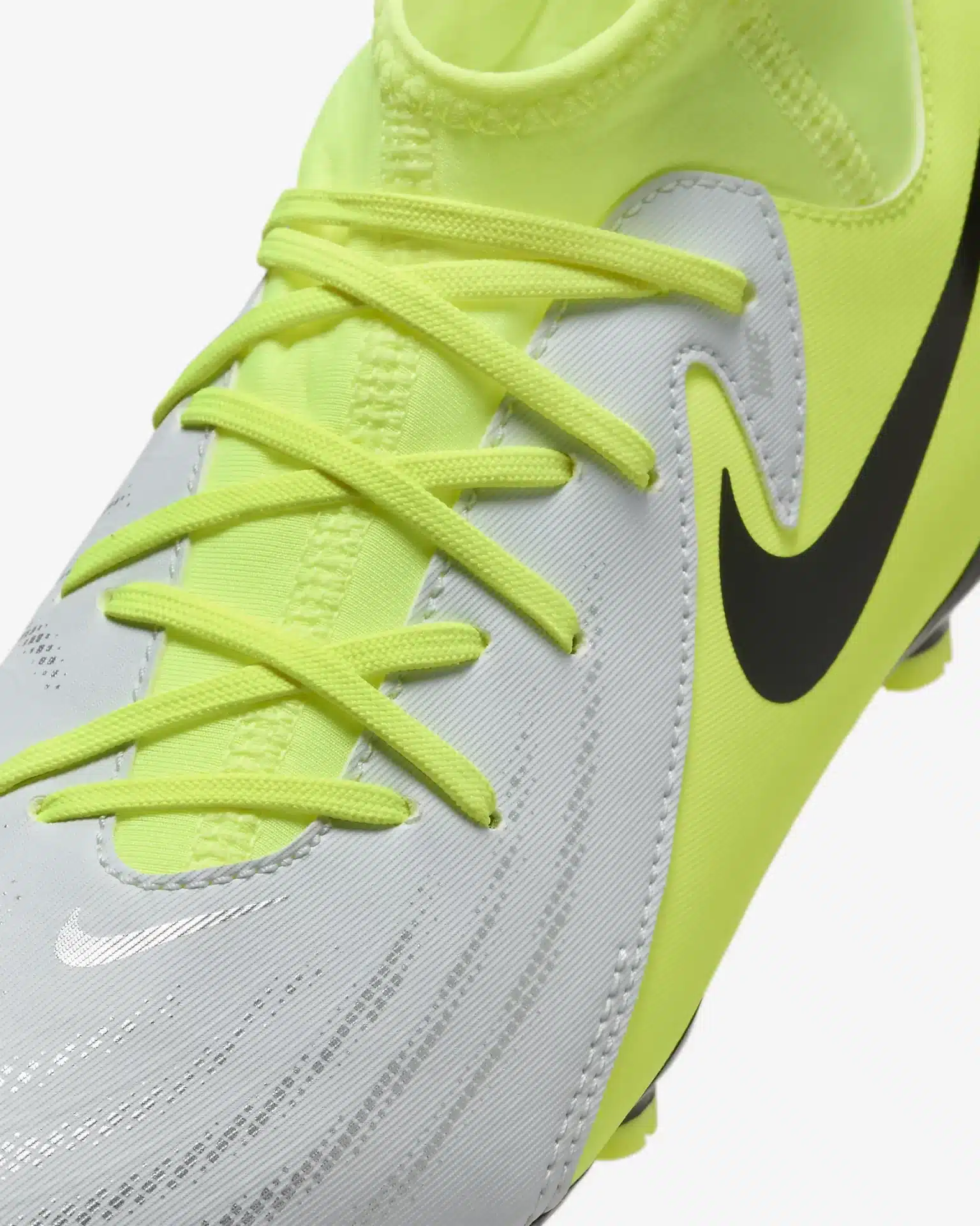 Nike Phantom LUNA 2 ACADEMY MG Argento Volt JUNIOR