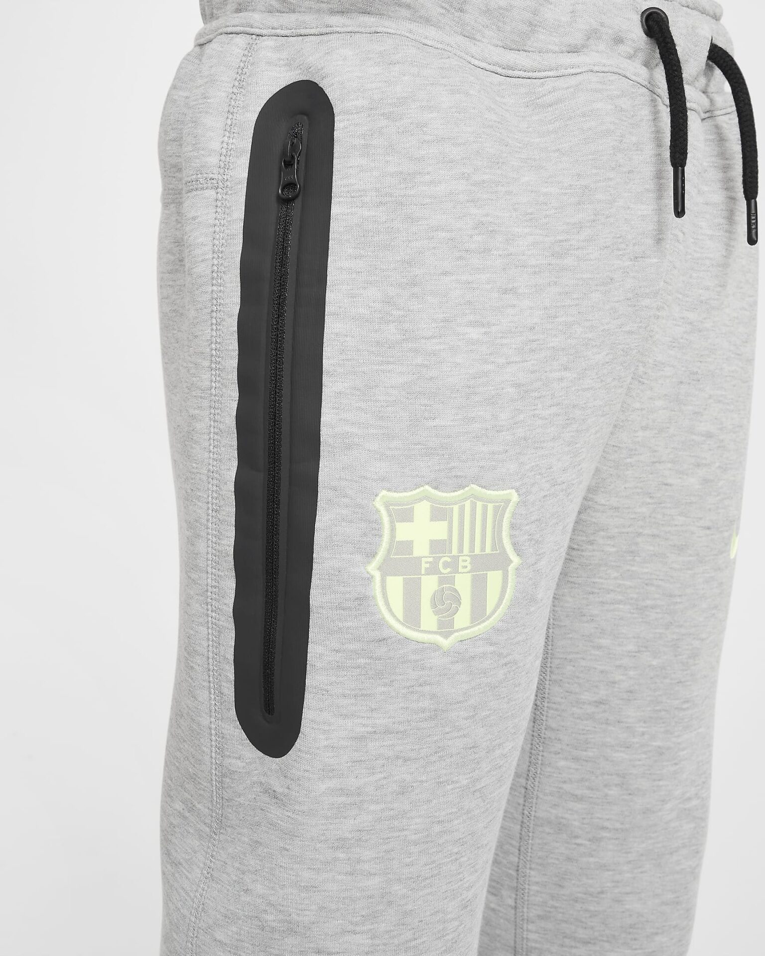 FN8503-063 D Pantaloni Tech Fleece FC BARCELONA NIKE 24/25 Grey Junior