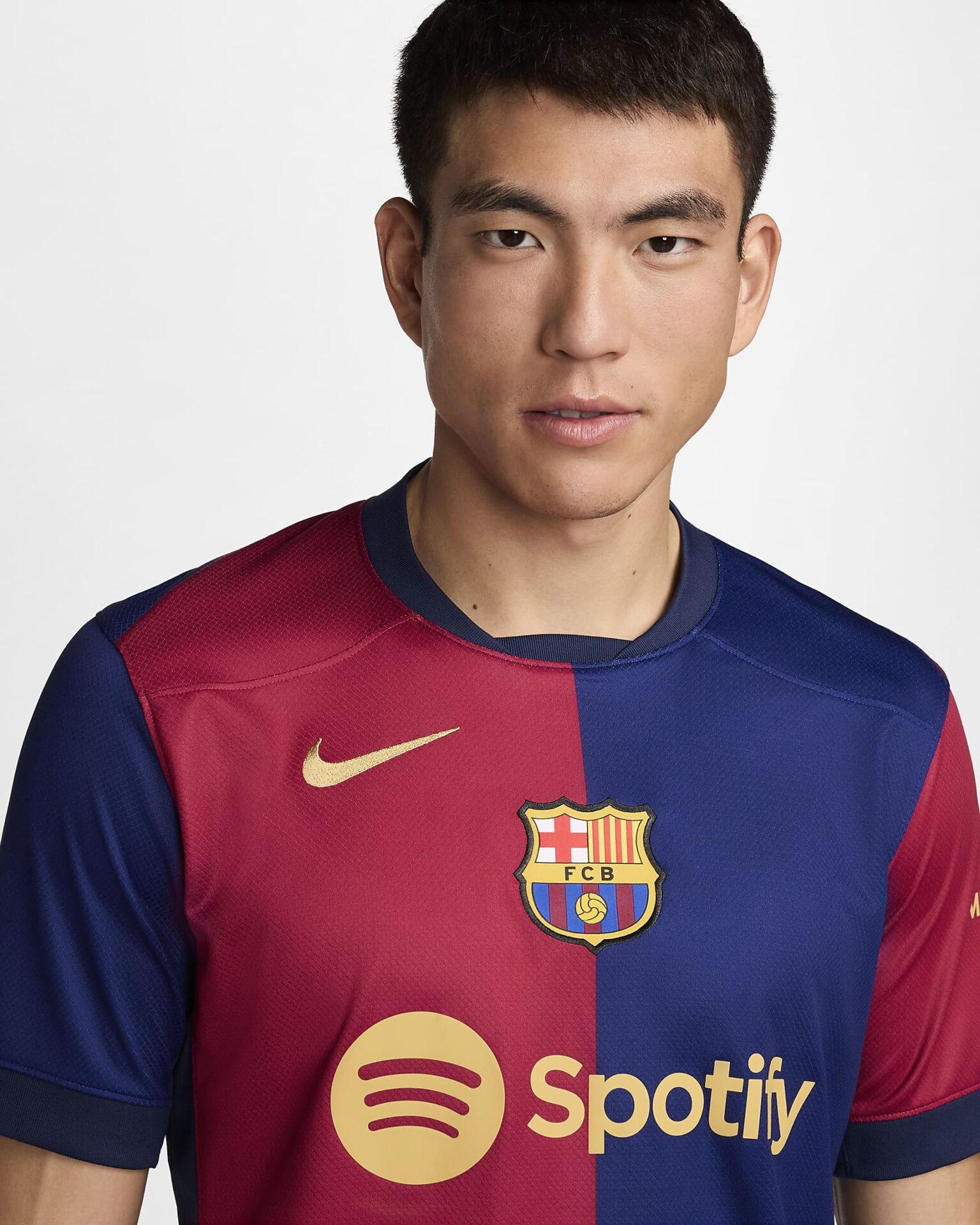 FN8797-455 C MAGLIA Stadium Home FC BARCELONA 24/25 NIKE