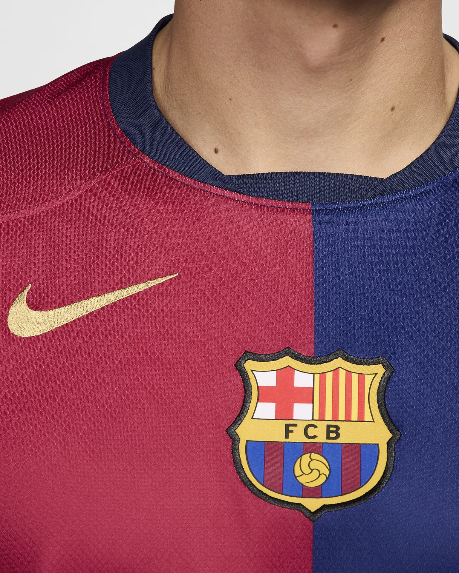 FN8797-455 D MAGLIA Stadium Home FC BARCELONA 24/25 NIKE
