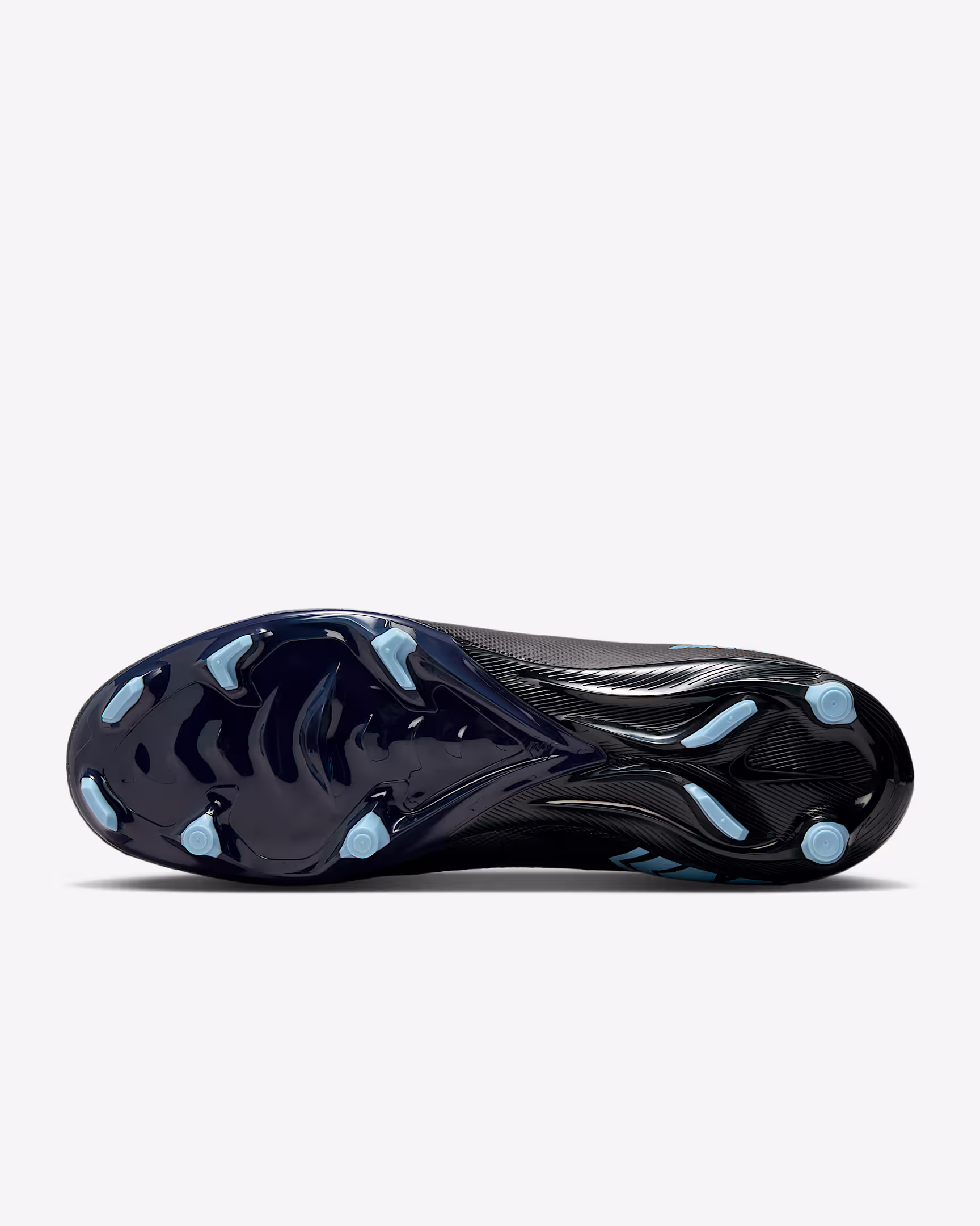 FQ1456-001 B NIKE ZOOM MERCURIAL SUPERFLY ACADEMY 10 FG/MG Nero/Ice Blue