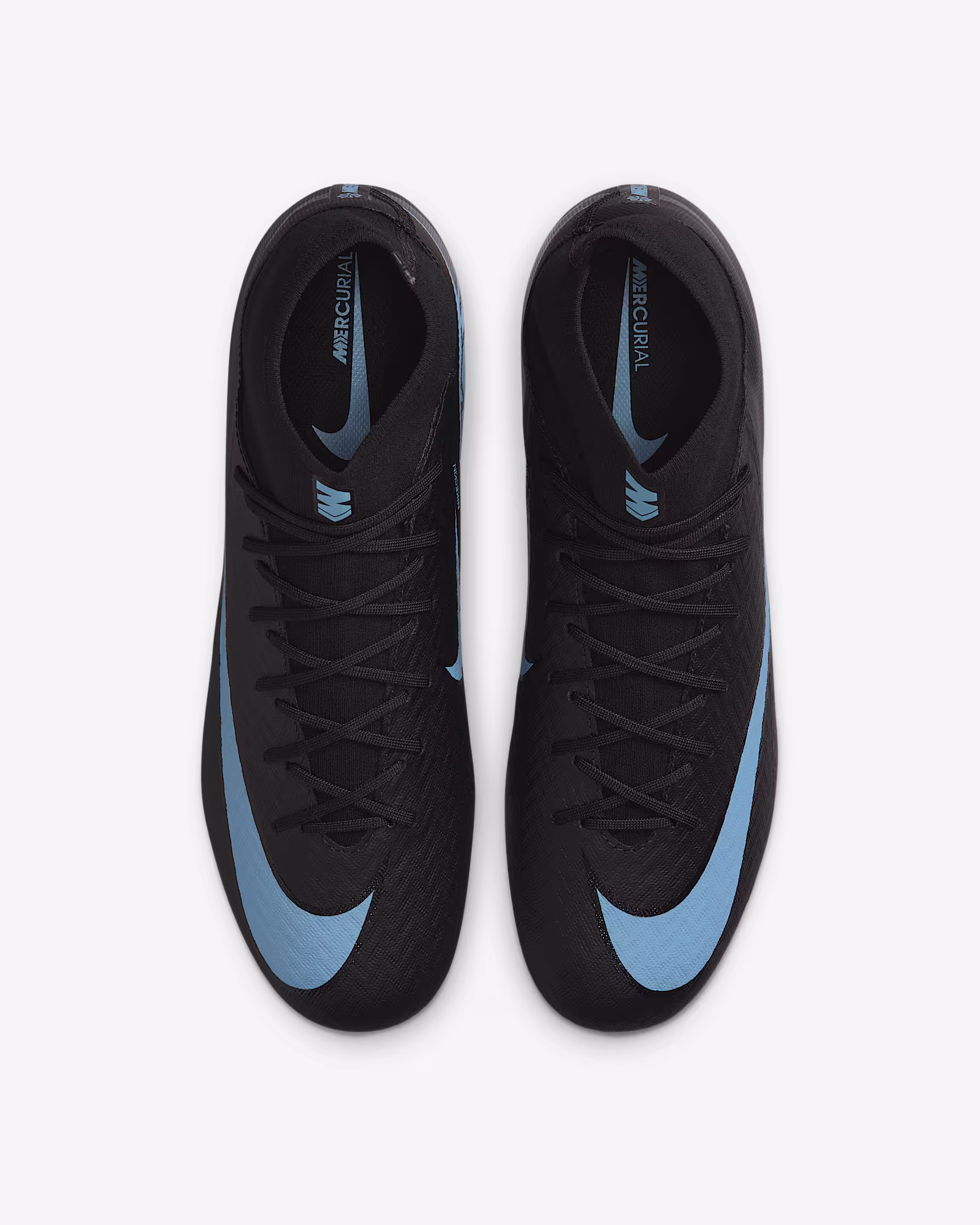 FQ1456-001 D NIKE ZOOM MERCURIAL SUPERFLY ACADEMY 10 FG/MG Nero/Ice Blue