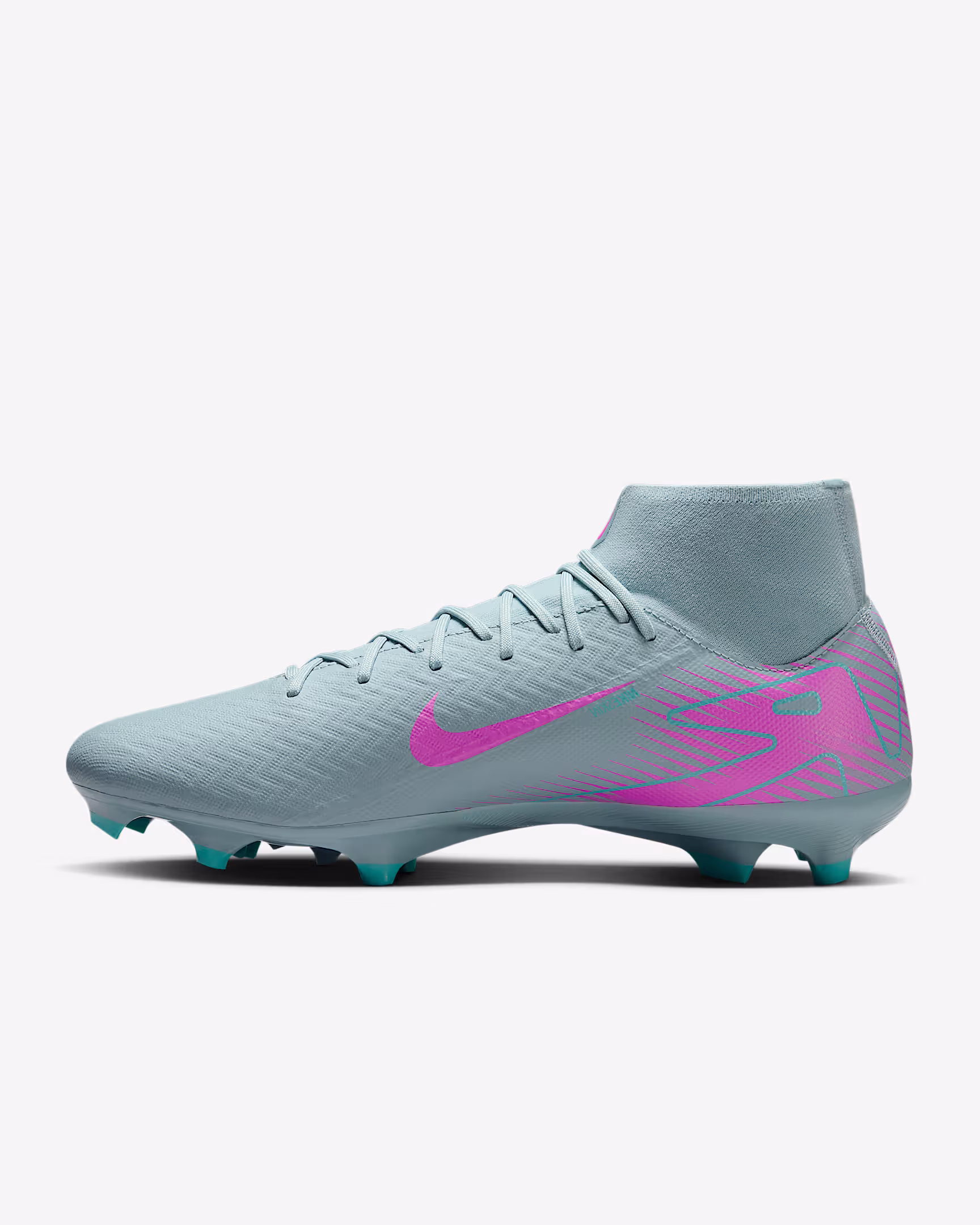 NIKE ZOOM MERCURIAL SUPERFLY ACADEMY 10 FG/MG Ocean Cube/Pink Blast