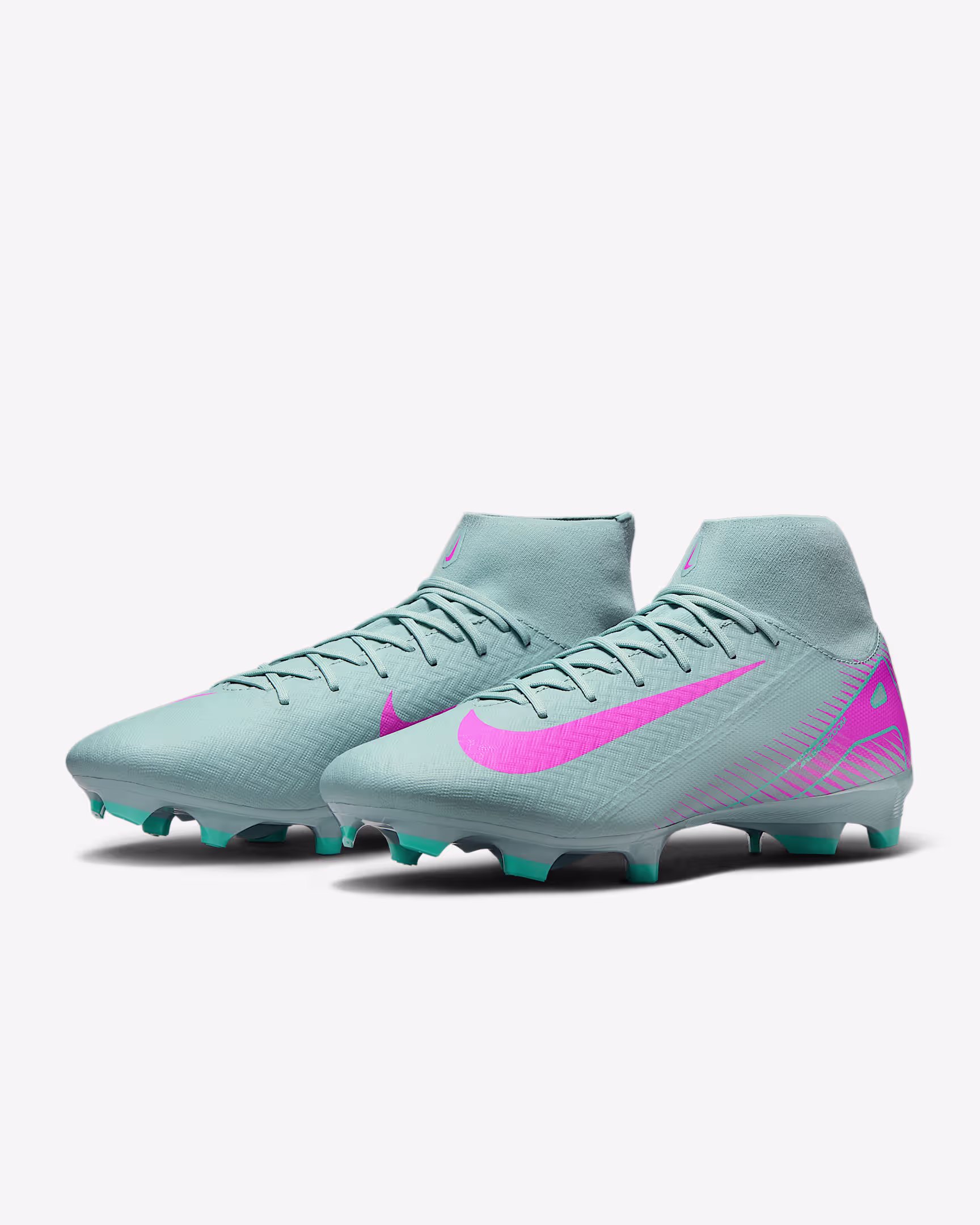 NIKE ZOOM MERCURIAL SUPERFLY ACADEMY 10 FG/MG Ocean Cube/Pink Blast