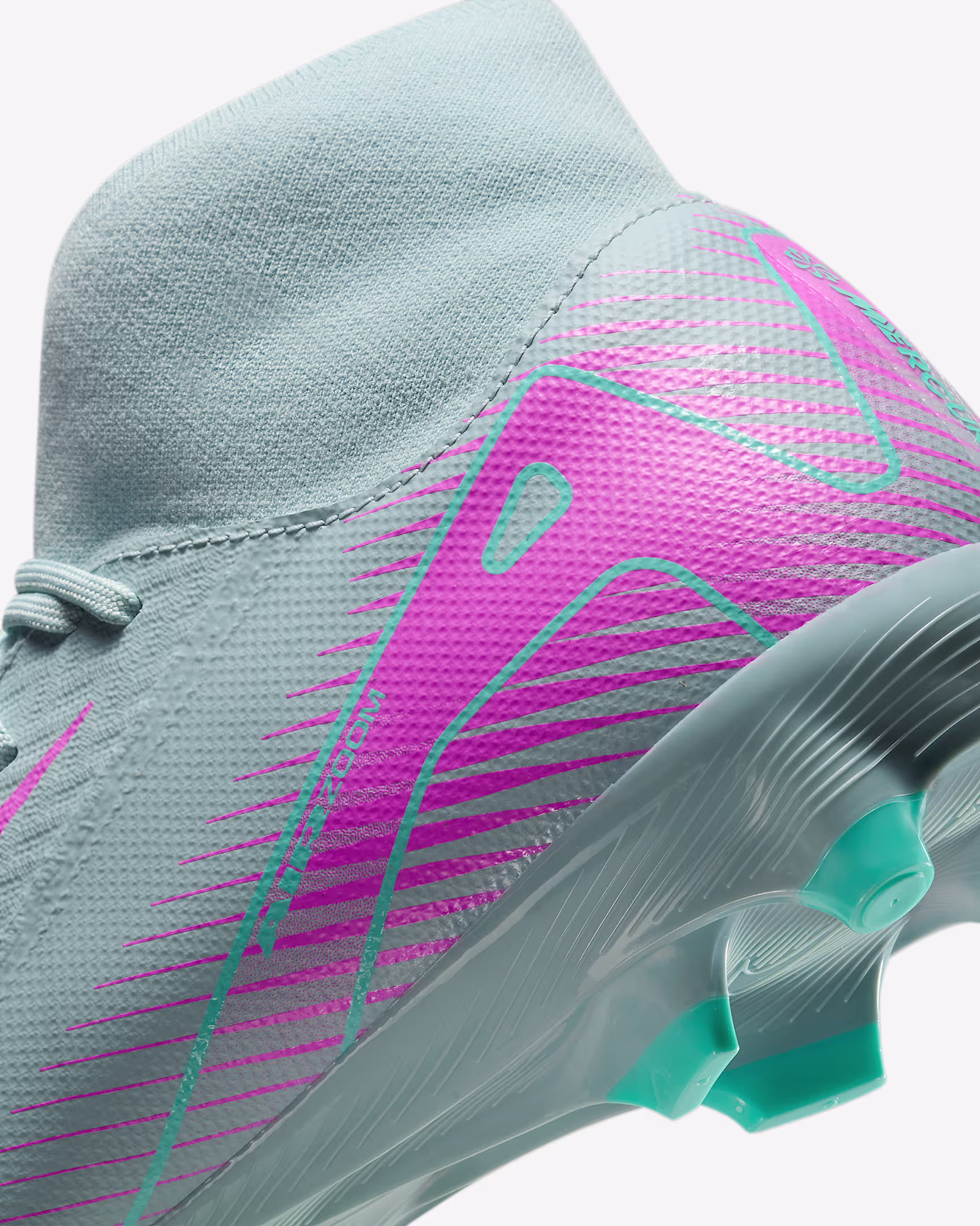 NIKE ZOOM MERCURIAL SUPERFLY ACADEMY 10 FG/MG Ocean Cube/Pink Blast