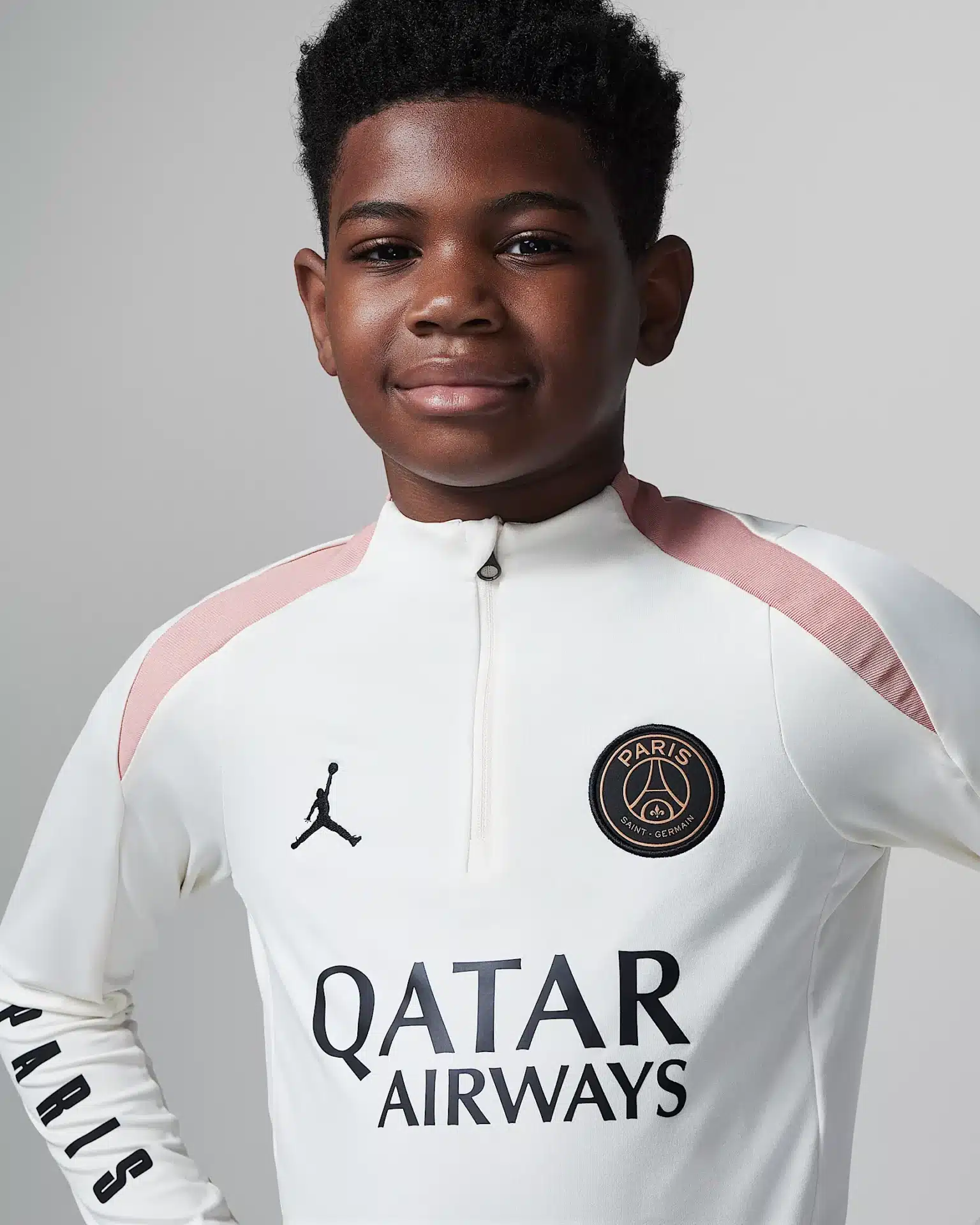 FQ2638-111 C Felpa allenamento Paris Saint-Germain Terza NIKE 24/25 Junior Bianca