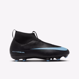Nike Jr. Zoom Mercurial Superfly 10 Academy FG/MG Nero/Ice Blue