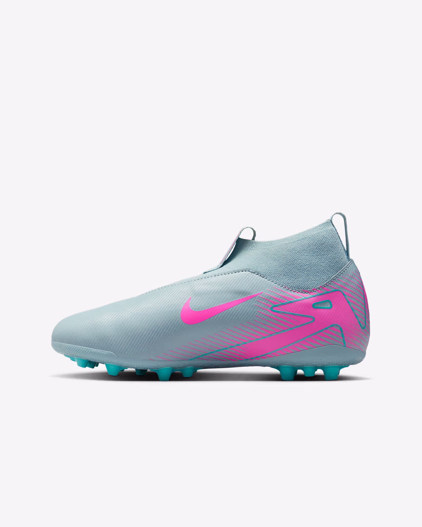 FQ8308-301 C NIKE Zoom Mercurial Superfly 10 Academy AG Ocean Cube/Pink Blast Junior