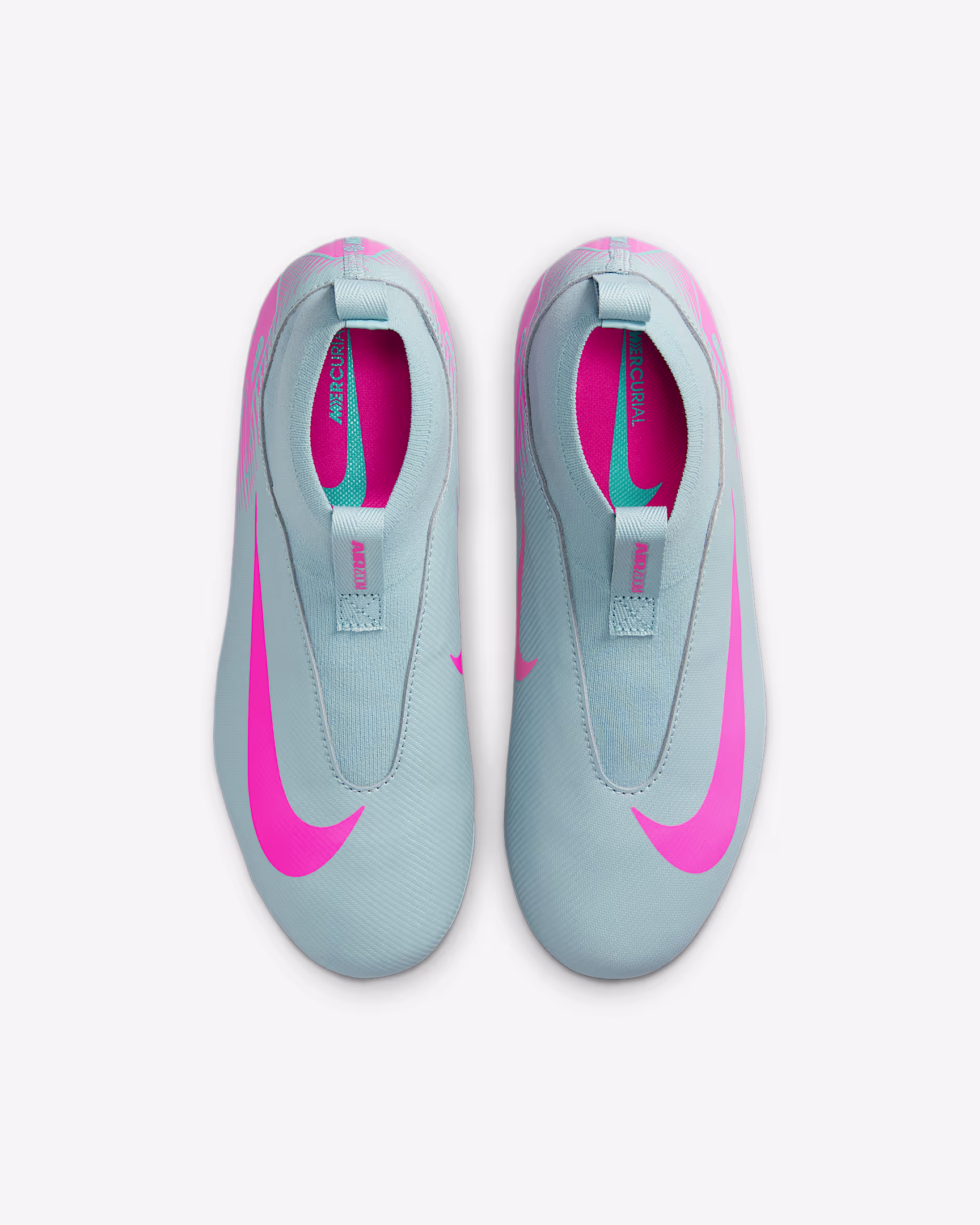 FQ8308-301 D NIKE Zoom Mercurial Superfly 10 Academy AG Ocean Cube/Pink Blast Junior