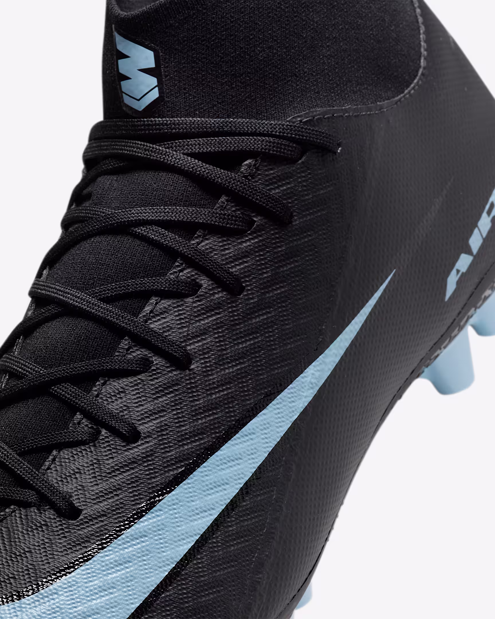NIKE Zoom Mercurial Superfly 10 Academy AG Nero/Ice Blue
