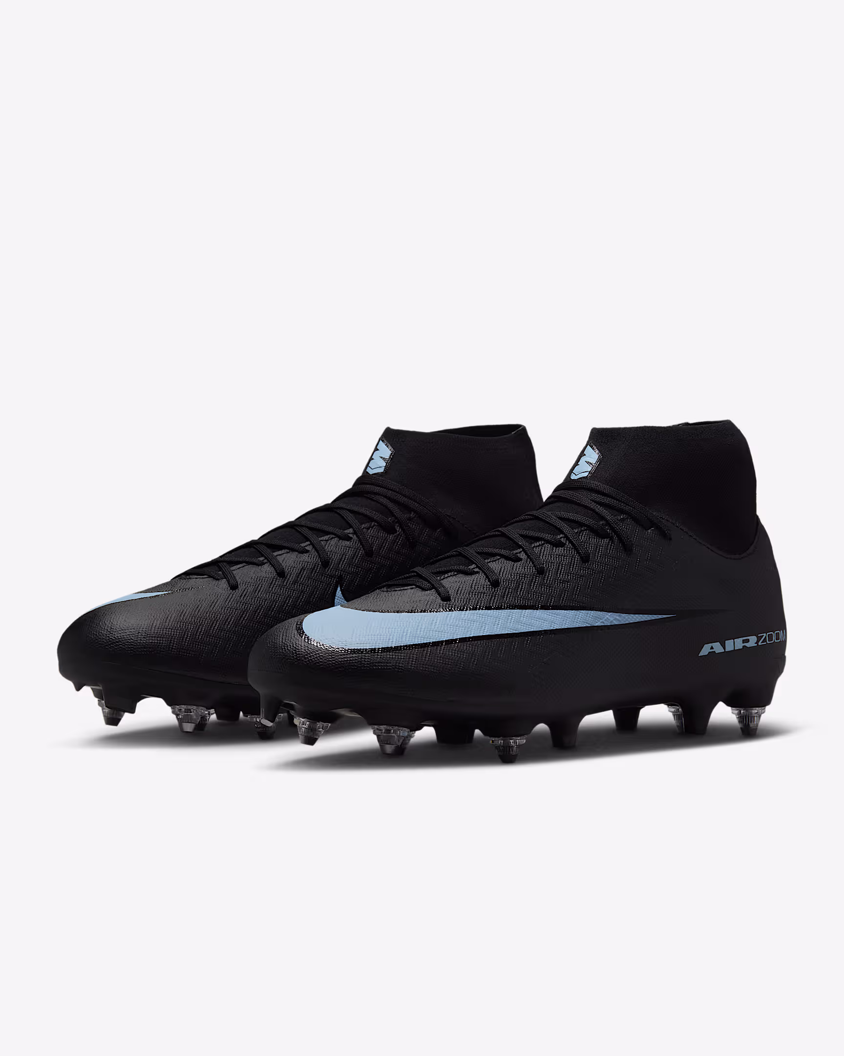 NIKE Zoom Mercurial Superfly 10 Academy SG Nero/Ice Blue
