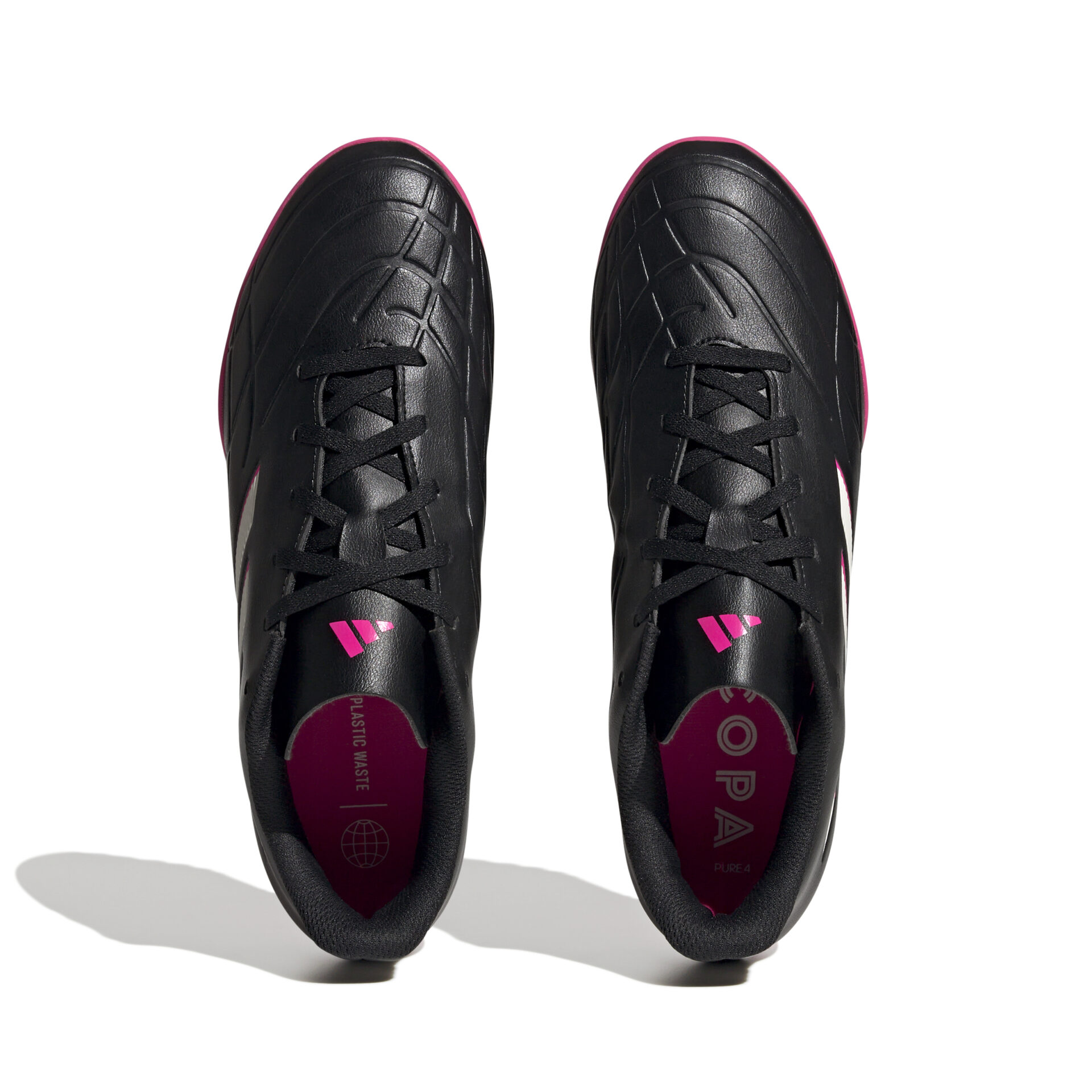 GY9049_2_FOOTWEAR_Photography_Top Portrait View_white Scarpe calcio ADIDAS COPA PURE.4 TF