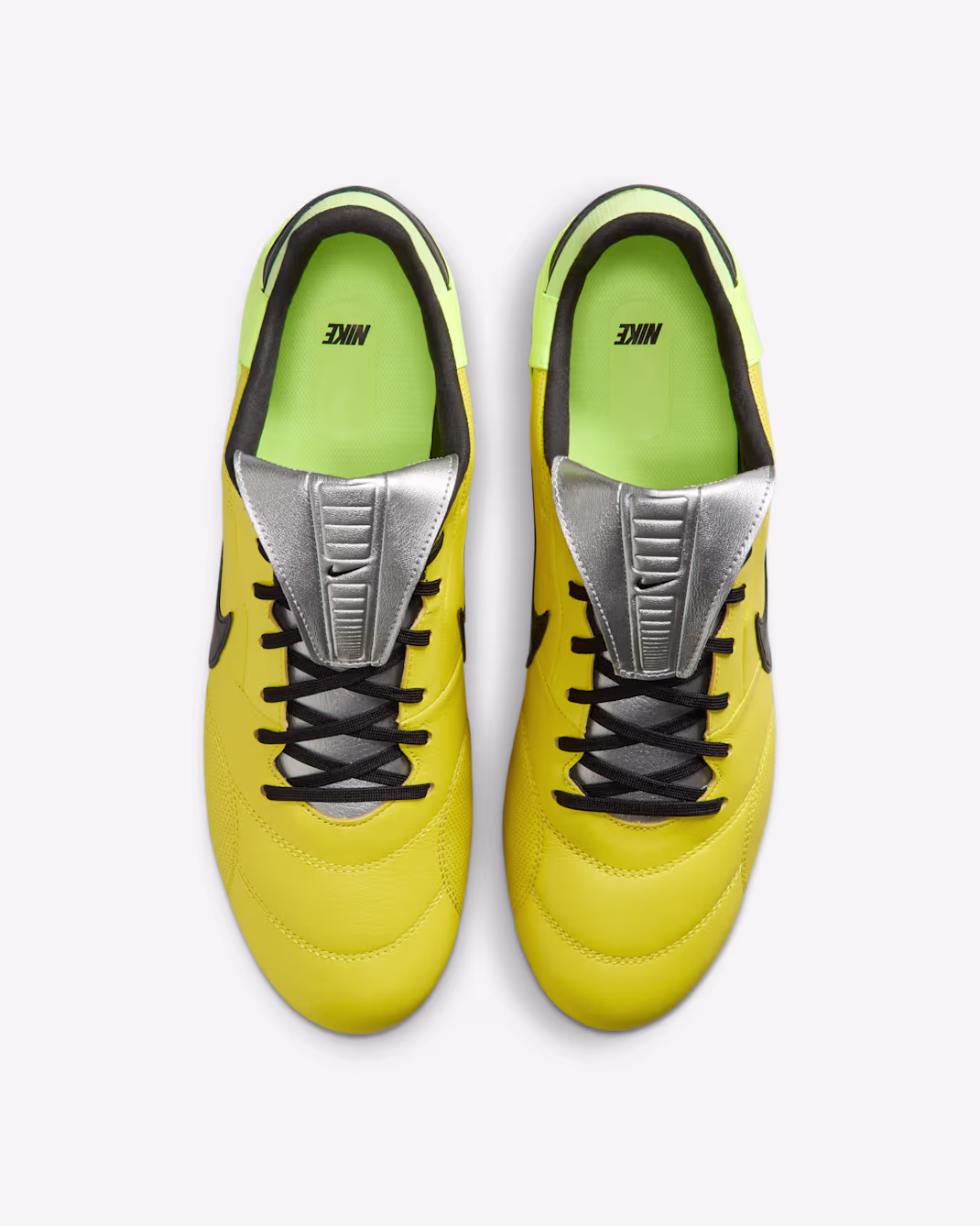 The NIKE Premier III FG Volt Ice/Vibrant Yellow/Nero