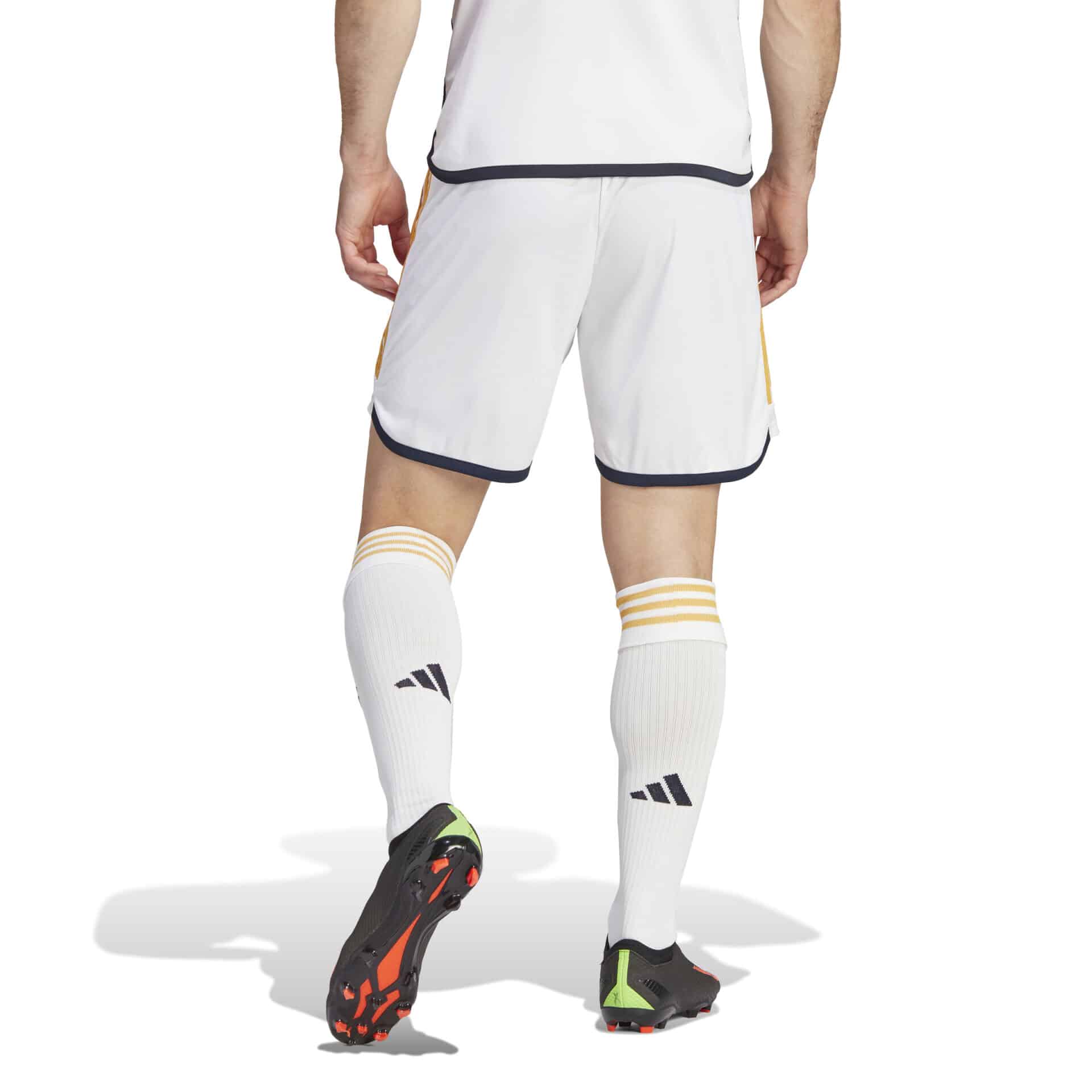HR3793_4_APPAREL_On Model_Back View_white Short HOME 23/24 REAL MADRID