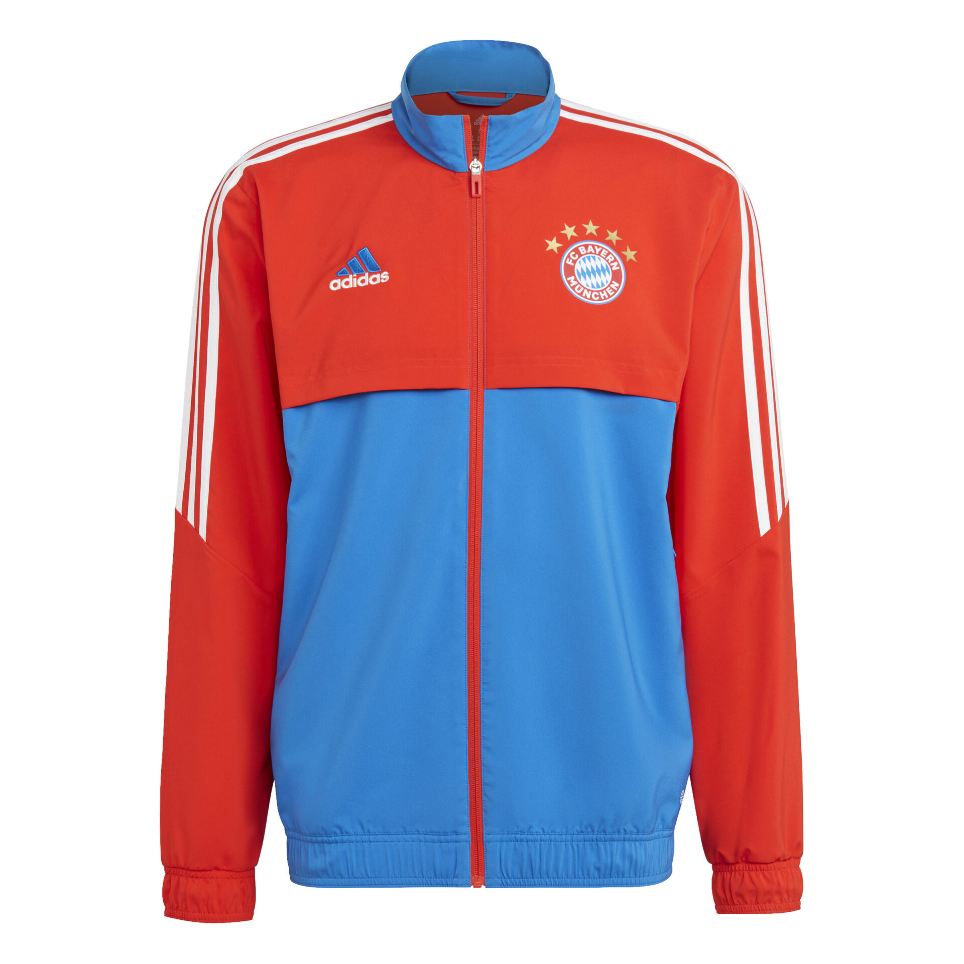 HU1274_1_APPAREL_Photography_Front View_white Giacca rappresentanza Condivo 22 FC Bayern München
