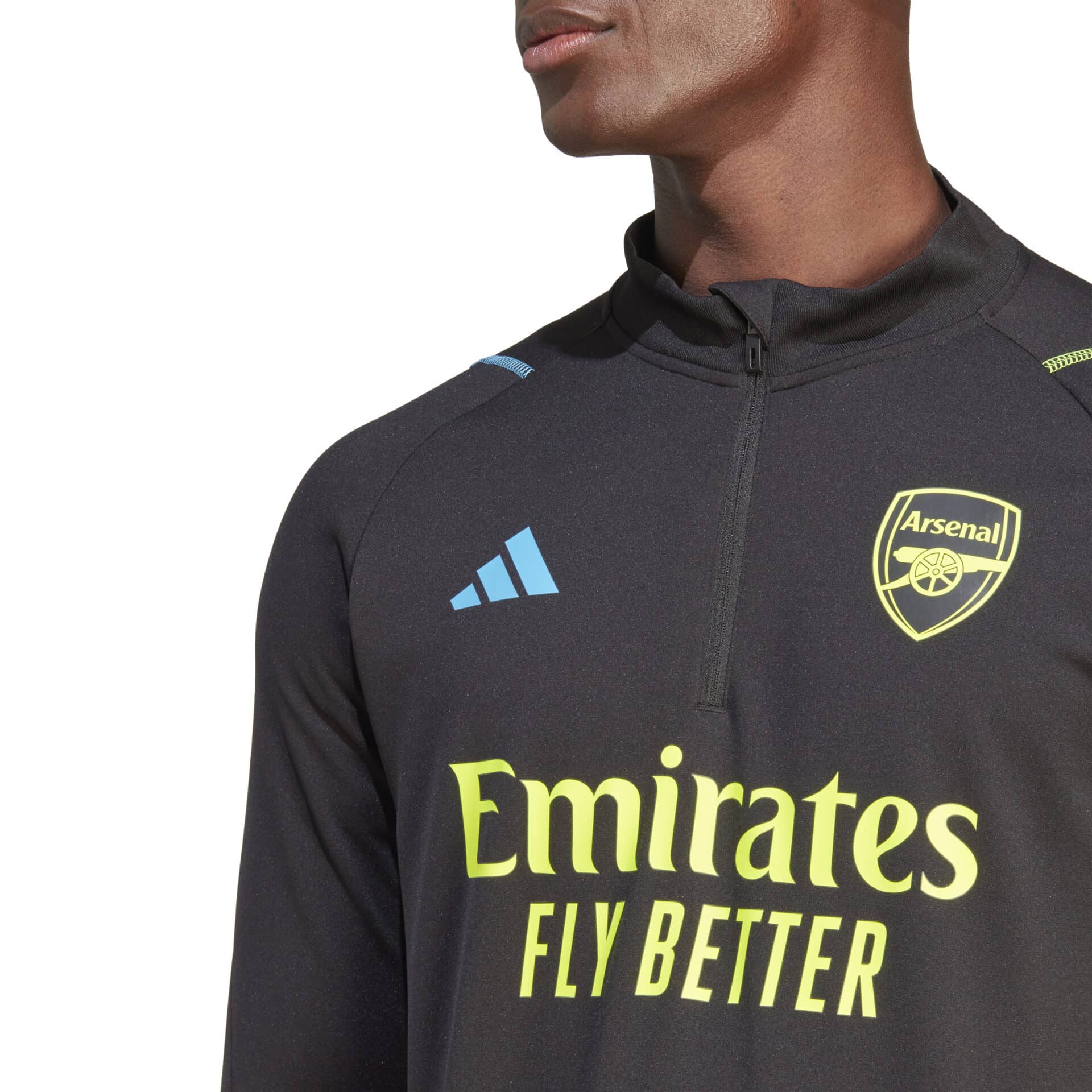 HZ2183_8_APPAREL_On Model_Detail View 1_white FELPA allenamento Tiro 23 ARSENAL FC