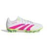 ID3794_1_FOOTWEAR_Photography_Side Lateral Center View_white Scarpe calcio ADIDAS PREDATOR LEAGUE MG White Pink Lemon Junior