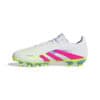 ID3794_4_FOOTWEAR_Photography_Side Medial Center View_white Scarpe calcio ADIDAS PREDATOR LEAGUE MG White Pink Lemon Junior