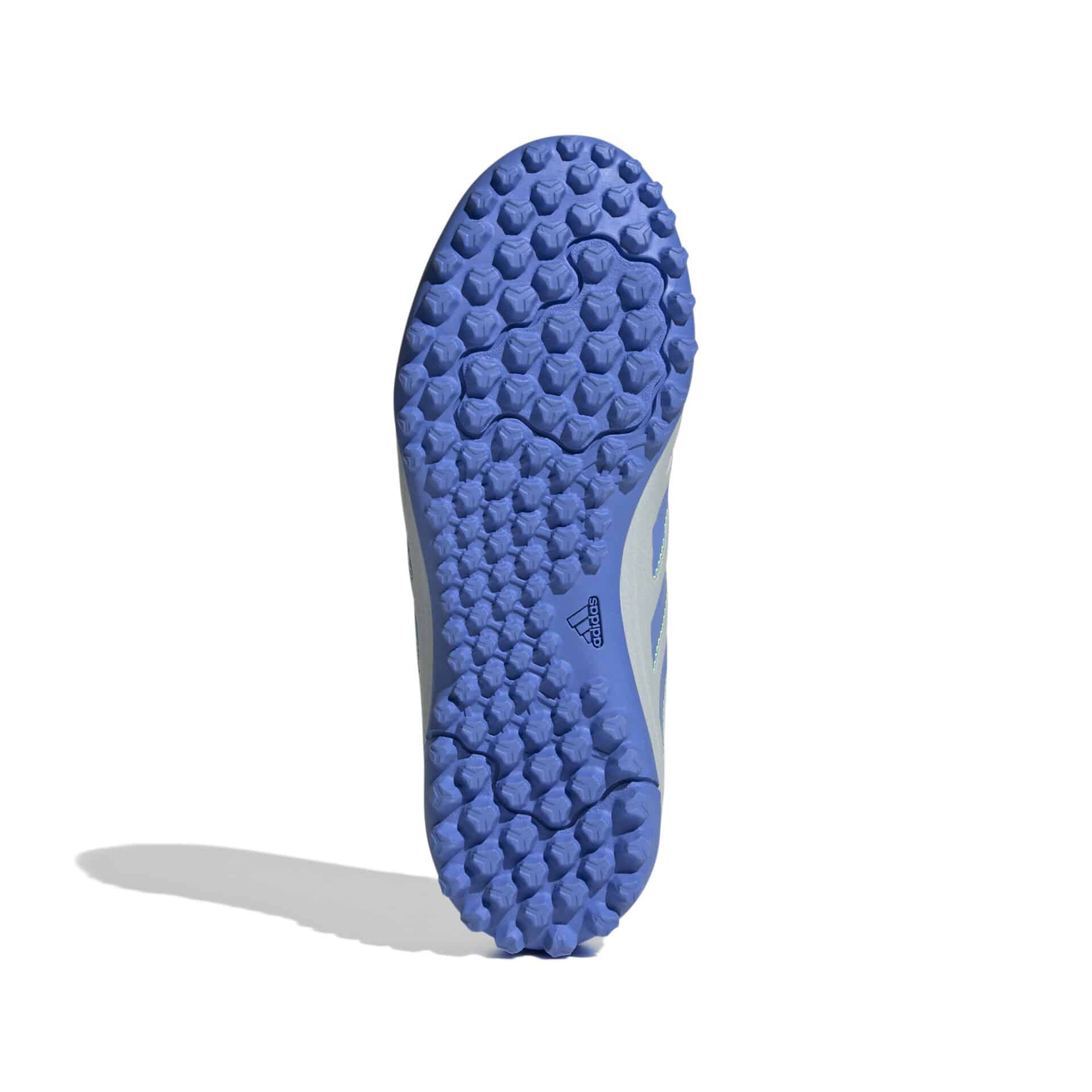 IE1186_3_FOOTWEAR_Photography_Bottom View_white SCARPE calcio COPA PURE 3 CLUB Halo Blue Junior