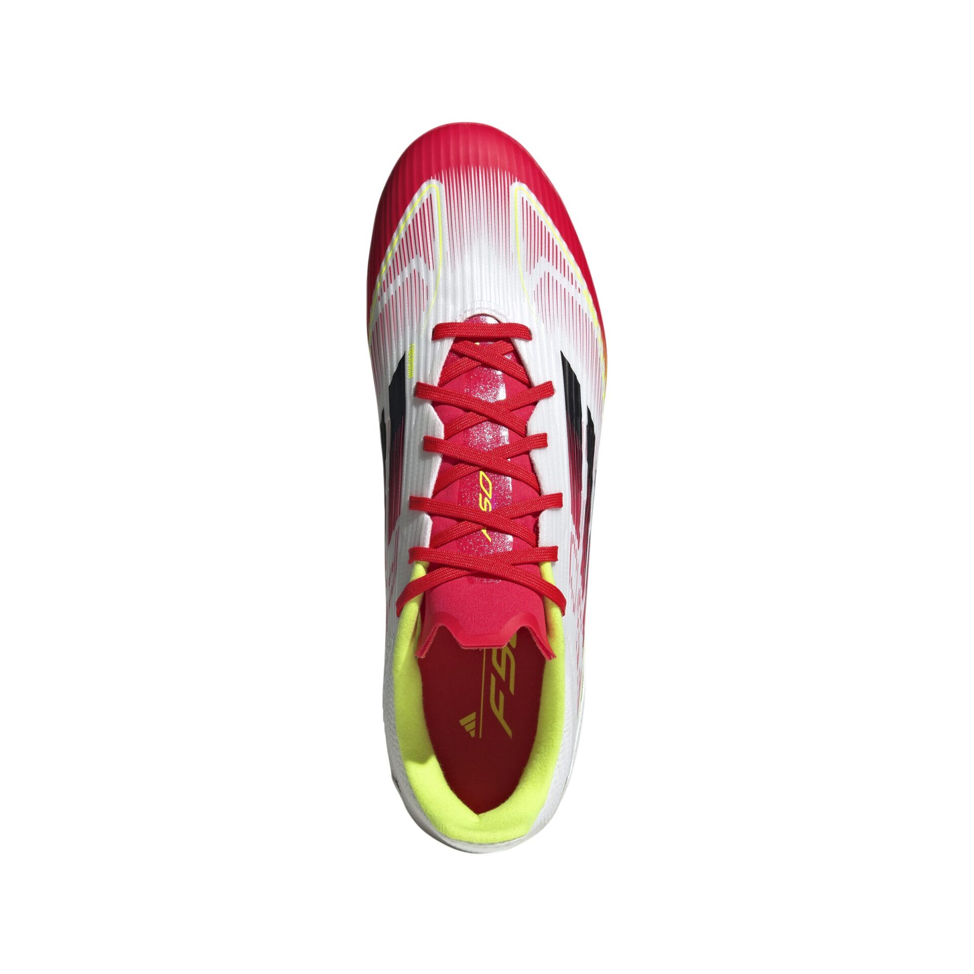 IE1235_2_FOOTWEAR_Photography_Top Portrait View_white Scarpe calcio ADIDAS F50 LEAGUE MG