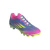 IE1236_5_FOOTWEAR_Photography_Front Lateral Top View_transparent Scarpe calcio ADIDAS F50 LEAGUE MG Blue Fusion