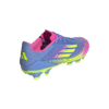 IE1236_6_FOOTWEAR_Photography_Back Lateral Top View_transparent Scarpe calcio ADIDAS F50 LEAGUE MG Blue Fusion