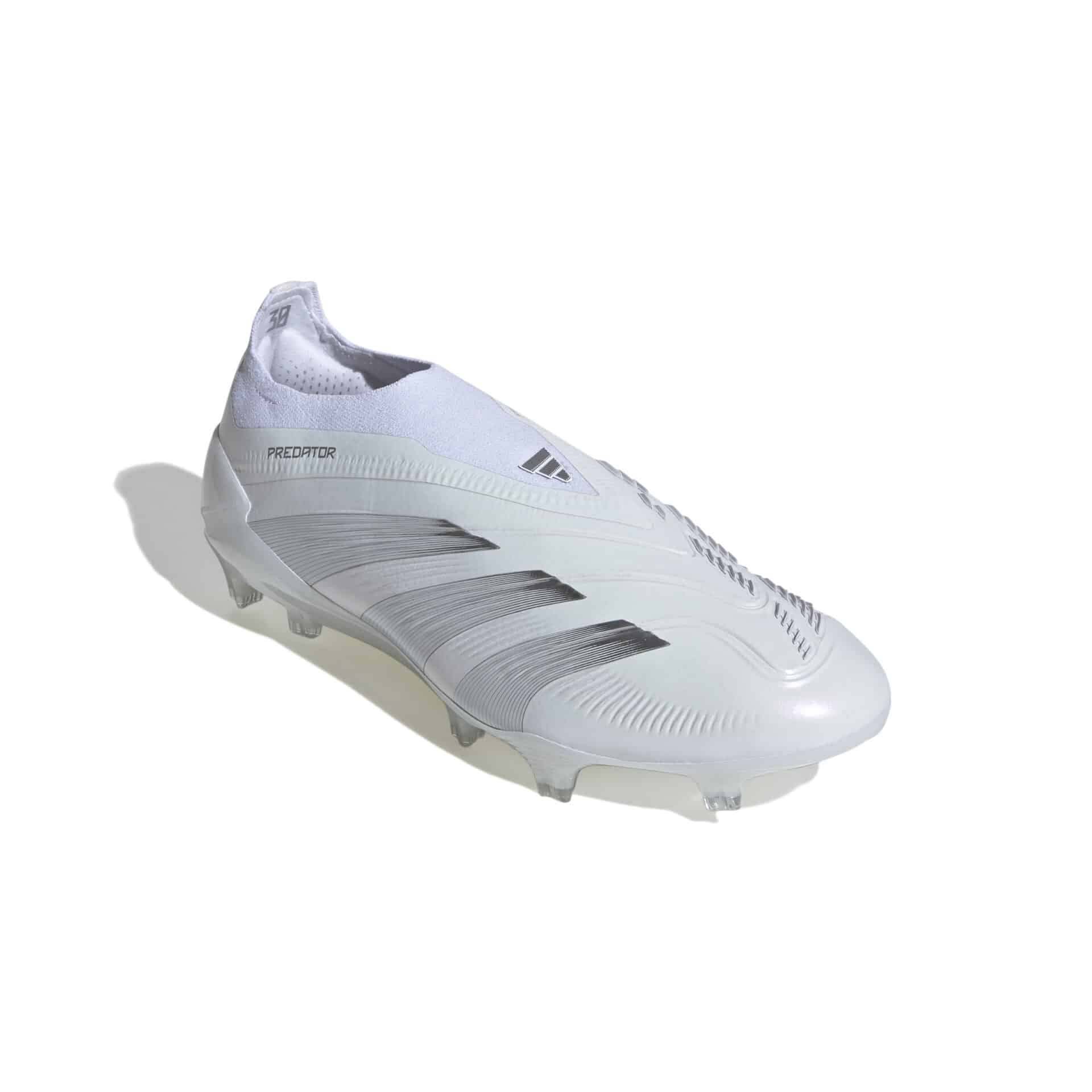 IE1806_5_FOOTWEAR_Photography_Front Lateral Top View_white Scarpe calcio ADIDAS PREDATOR ELITE LL FG