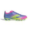 IE3751_1_FOOTWEAR_Photography_Side Lateral Center View_white Scarpe calcio ADIDAS F50 LEAGUE MG Blue Fusion Junior