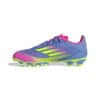 IE3751_4_FOOTWEAR_Photography_Side Medial Center View_white Scarpe calcio ADIDAS F50 LEAGUE MG Blue Fusion Junior
