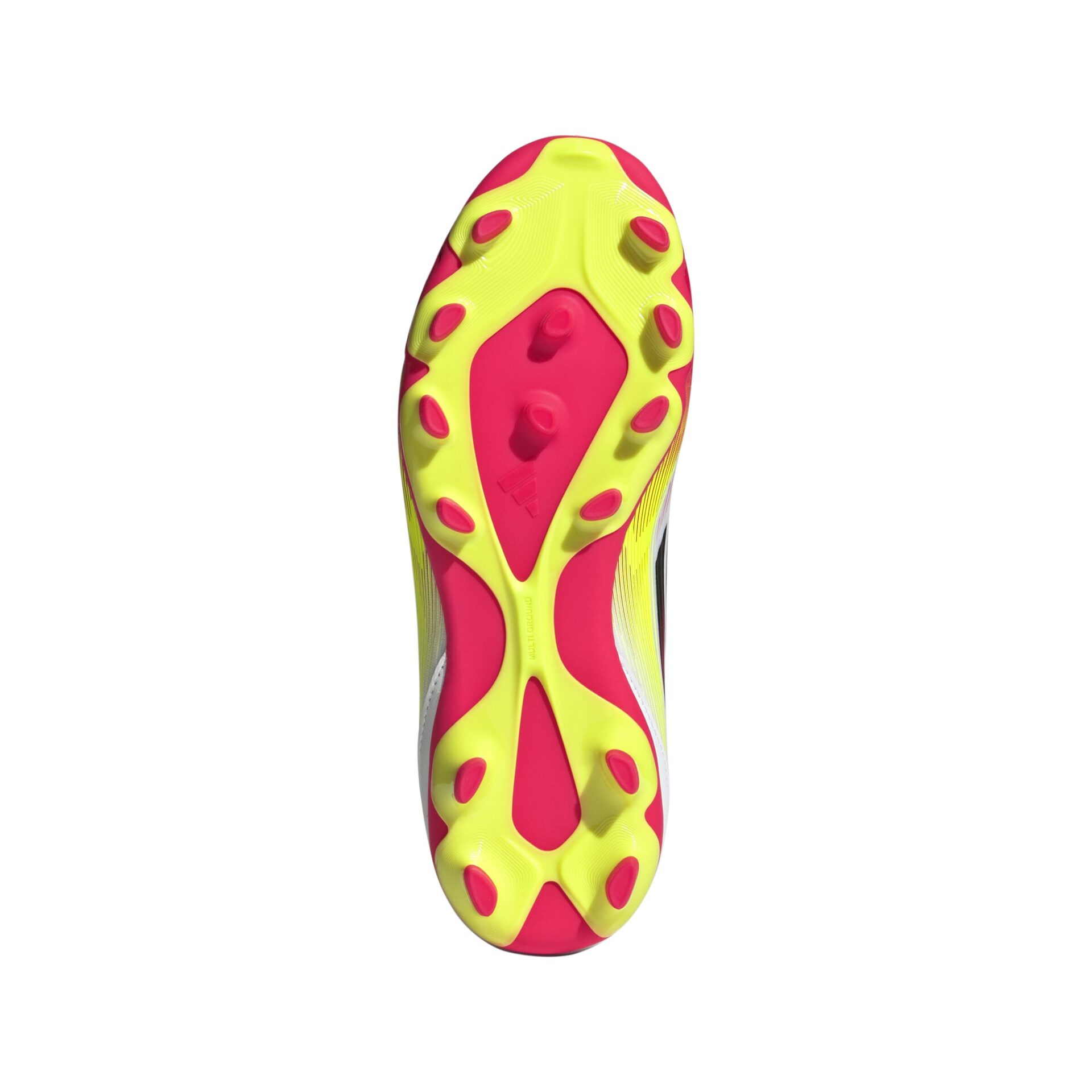 IE3752_3_FOOTWEAR_Photography_Bottom View_white Scarpe calcio ADIDAS F50 LEAGUE MG Junior