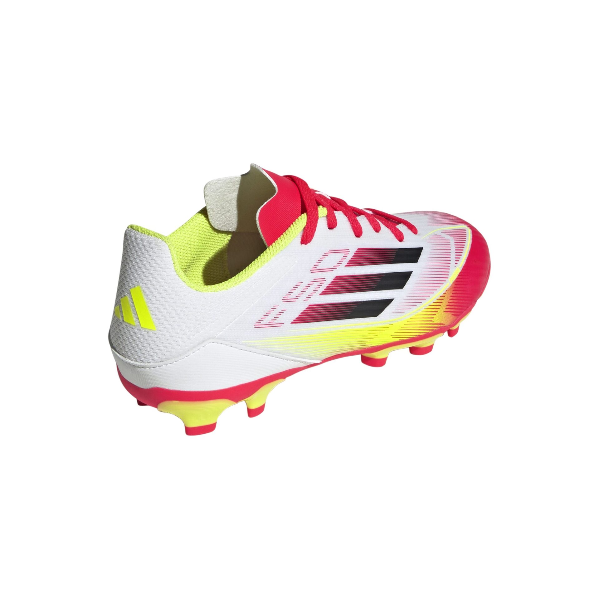 IE3752_6_FOOTWEAR_Photography_Back Lateral Top View_white Scarpe calcio ADIDAS F50 LEAGUE MG Junior